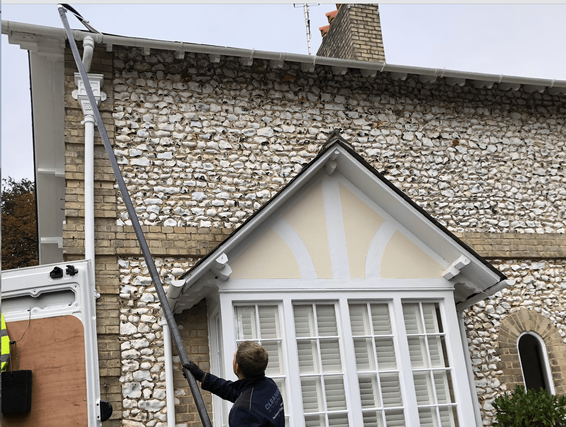 Professional gutter cleaning tools and equipment used by The Roof Moss Cleaners in Houghton Regis